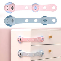 Furniture Safety Multifunction Accessories Lock for Baby (Puppy-Blue)