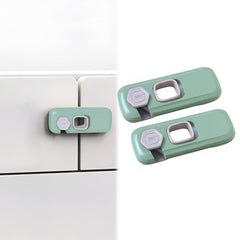 Furniture Safety Multifunction Accessories Lock for Baby (BuckleLock-Green)