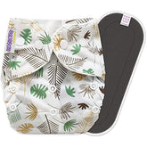Reusable Baby Cloth Diaper with Adjustable Snap Buttons and Insert (Set of 1)