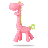 BPA Free Silicone Teething Toy for Baby (Pink)