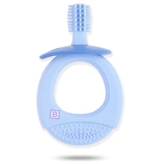 BPA Free Silicone Teething Toy for Baby (Blue)
