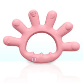 BPA Free Silicone Teething Toy for Baby (Pink)