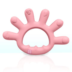 BPA Free Silicone Teething Toy for Baby (Pink)