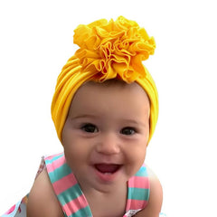 Compact and Stylish Baby Cap (Yellow)
