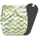 Reusable Baby Cloth Diaper with Adjustable Snap Buttons and Insert (Set of 1)
