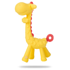BPA Free Silicone Teething Toy for Baby (Yellow)