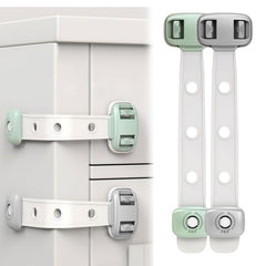 Furniture Safety Multifunction Accessories Lock for Baby (Adjustable-Green)