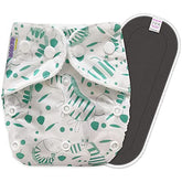Reusable Baby Cloth Diaper with Adjustable Snap Buttons and Insert (Set of 1)