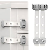 Furniture Safety Multifunction Accessories Lock for Baby (Adjustable-Grey)