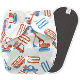 Reusable Baby Cloth Diaper with Adjustable Snap Buttons and Insert (Set of 1)