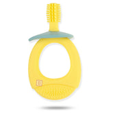 BPA Free Silicone Teething Toy for Baby (Yellow)