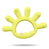 BPA Free Silicone Teething Toy for Baby (Yellow)