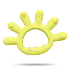 BPA Free Silicone Teething Toy for Baby (Yellow)
