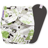 Reusable Baby Cloth Diaper with Adjustable Snap Buttons and Insert (Set of 1)