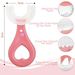 BPA Free Silicone Teething Toy for Baby (Small Pink)