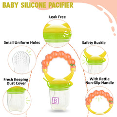 Baby Feeding Fruit Nibbler for Baby (Orange)