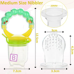 Baby Feeding Fruit Nibbler for Baby (Green)