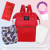 Baby Care Accessories Cloth Diaper, Inserts, Diaper Bag, Headbands, Nibbler (Set of 5)