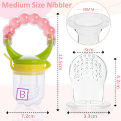 Baby Feeding Fruit Nibbler for Baby (Pink)