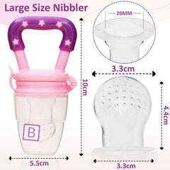 Baby Feeding Fruit Nibbler for Baby (Pink)