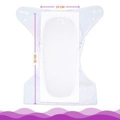 Bembika Bamboo Diaper Liners Disposable, Chlorine Free, Compostable, Dye Free, Cloth Diaper Insert Liner, 100 Sheets