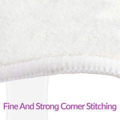 Bembika 4-Layer Wet Free Polar Fleece Mico Fiber Inserts for Cloth Diaper, Wetfree Reusable Washable Diaper Liner for Baby Cloth Diapers (Pack of 3) (Polar Fleece-4 Layer)