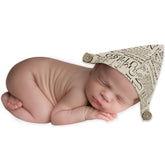 Newborn Lovely Knitted Crochet Cap Photography Prop (Beige)
