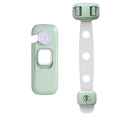 Furniture Safety Multifunction Accessories Lock for Baby (Adjustable-Green)