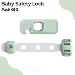 Furniture Safety Multifunction Accessories Lock for Baby (Adjustable-Green)