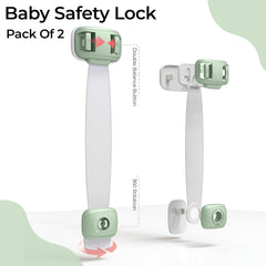 Furniture Safety Multifunction Accessories Lock for Baby (Green)