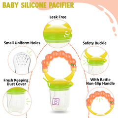 Baby Feeding Fruit Nibbler for Baby (Orange)
