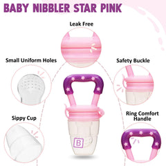 Baby Feeding Fruit Nibbler for Baby (Pink)