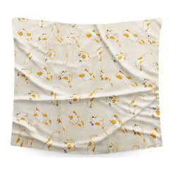 Bamboo Muslin Swaddle Wrap/Blanket for Baby 120X110 (Yellow)