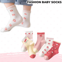 Baby Socks Soft and Anti-Slip Infant Socks (Pack of 5)