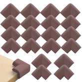 Baby Safety Corner Guards Furniture Edges (Foam L Shaped Brown 16Pcs)