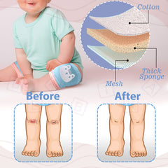 Baby Crawling Anti-Slip Knee pads (Light Blue)