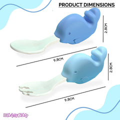 Baby Spoon and fork Set for Baby Feeding