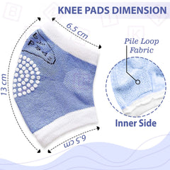 Baby Crawling Anti-Slip Knee pads (Blue)