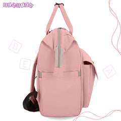 Easy to Carry Diaper Bag for Mother (Bear Peach)