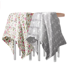 Bamboo Muslin Swaddle Wrap/Blanket for Baby 120X110 (White)