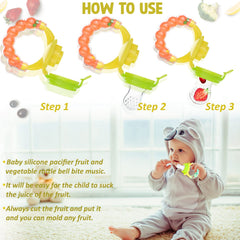 Baby Feeding Fruit Nibbler for Baby (Orange)