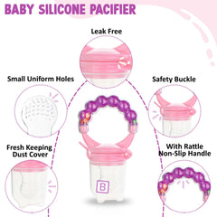 Baby Feeding Fruit Nibbler for Baby (Purple)