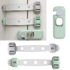 Furniture Safety Multifunction Accessories Lock for Baby (Adjustable-Green)