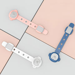 Furniture Safety Multifunction Accessories Lock for Baby (Monkey-Blue)