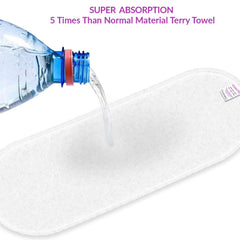 Bembika Cloth Daiper for Inserts, Natures Cloth Diaper Liner, Reusable Washable Cotton Diaper Nappy Inserts for Baby Cloth Diapers (Set of 3) (Microfiber 3-Layer)