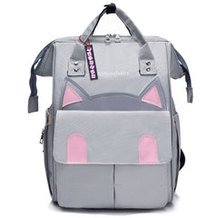 Easy to Carry Diaper Bag for Mother (Kitten Grey)