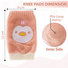 Baby Crawling Anti-Slip Knee pads (Light Pink)