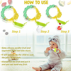 Baby Feeding Fruit Nibbler for Baby (Green)