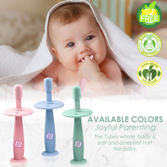 BPA Free Silicone Teething Toy for Baby (Pink)