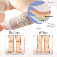 Baby Crawling Anti-Slip Knee pads (Khaki)